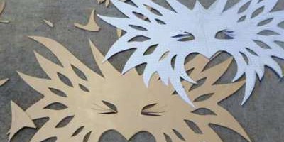 masque papillon¬Etape patronage