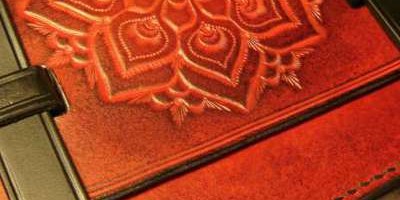sac 2 sangles mandala rouge