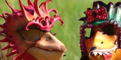 masque oiseau/minnie et coq