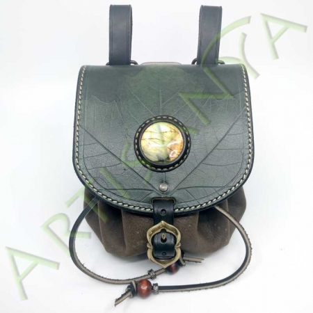 vue de face du Sac bourse_ Cœur de la Forêt