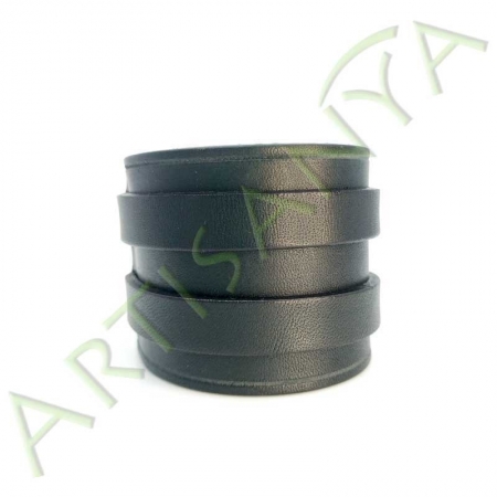 vue de face du Bracelet de Force noir 2 sangles