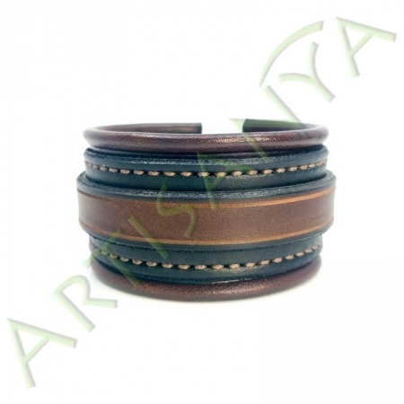Bracelet Elégance_noir et marron